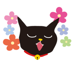 black cat Sankurou 2 sticker #4640015