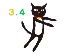 black cat Sankurou 2 sticker #4640019