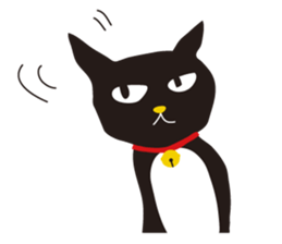 black cat Sankurou 2 sticker #4640021