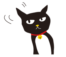 black cat Sankurou 2 sticker #4640021