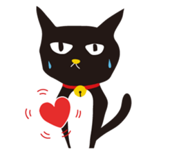 black cat Sankurou 2 sticker #4640022