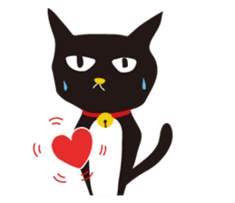 black cat Sankurou 2 sticker #4640022