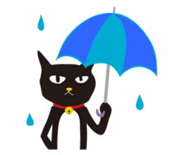 black cat Sankurou 2 sticker #4640046