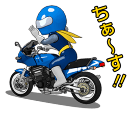 Blue rider sticker #4640248