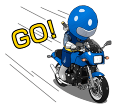 Blue rider sticker #4640252