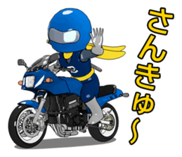 Blue rider sticker #4640254