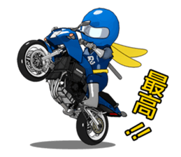 Blue rider sticker #4640259