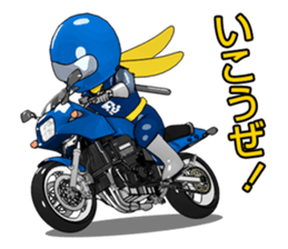 Blue rider sticker #4640260