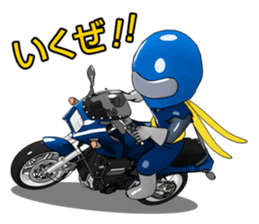 Blue rider sticker #4640261