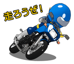 Blue rider sticker #4640262