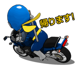 Blue rider sticker #4640264