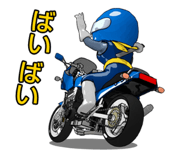 Blue rider sticker #4640265