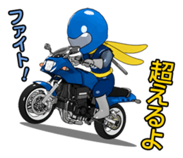 Blue rider sticker #4640266