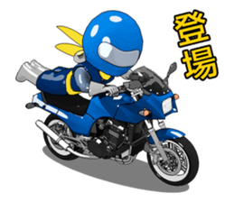 Blue rider sticker #4640269