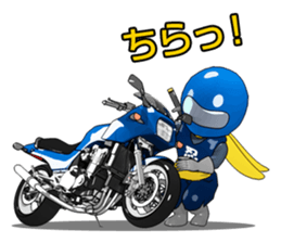 Blue rider sticker #4640270