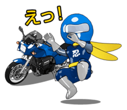 Blue rider sticker #4640271