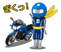 Blue rider sticker #4640272