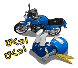 Blue rider sticker #4640273