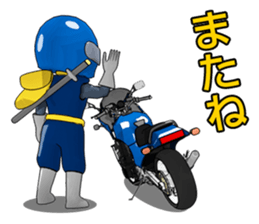 Blue rider sticker #4640279