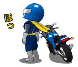 Blue rider sticker #4640280