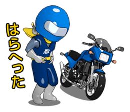 Blue rider sticker #4640281