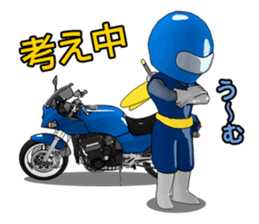 Blue rider sticker #4640287