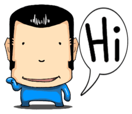 Middle Blue sticker #4640768