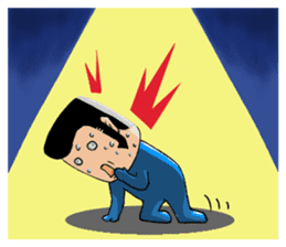 Middle Blue sticker #4640797