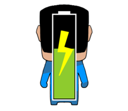 Middle Blue sticker #4640801