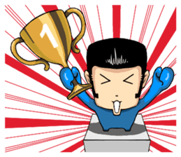 Middle Blue sticker #4640804