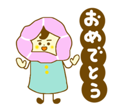 Morning glory girl sticker #4640973