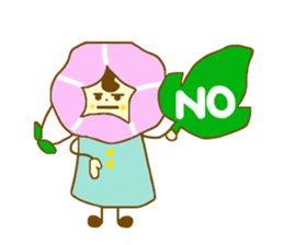 Morning glory girl sticker #4640977