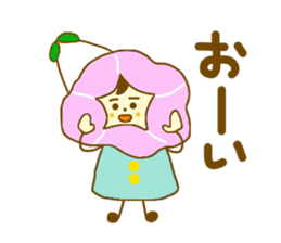 Morning glory girl sticker #4640980