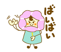 Morning glory girl sticker #4640992