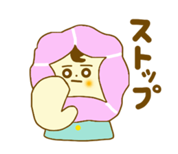 Morning glory girl sticker #4641005