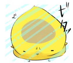 PUN circle of a chick sticker #4641310