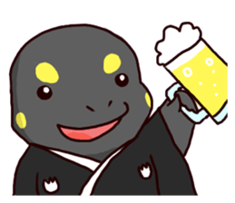 A newt and salamander 2 sticker #4641930