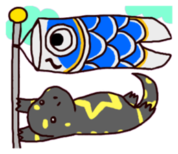 A newt and salamander 2 sticker #4641942