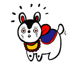 hariko-inu sticker #4641969