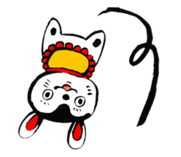 hariko-inu sticker #4641984