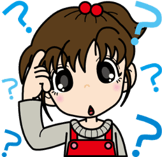 Vigorous girl "Yui-chan" sticker #4642096