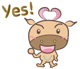 Hi Vegan -Happy Animal Planet- Greetings sticker #4642543