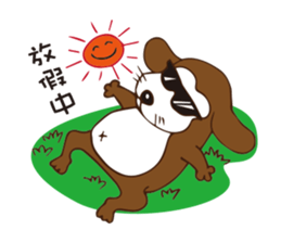 Love Beagle dog sticker #4643157