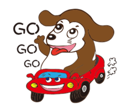 Love Beagle dog sticker #4643166