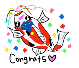 Nishikigoi sticker #4643205