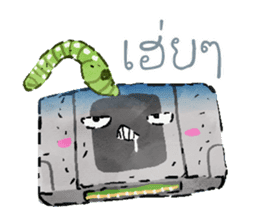 Video game cartridge- kun (Thai) sticker #4643242