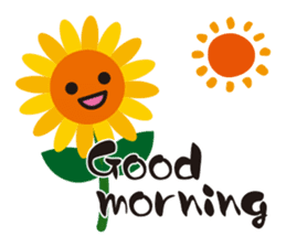 Sunflower field ( English ver. ) sticker #4644408