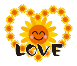 Sunflower field ( English ver. ) sticker #4644412