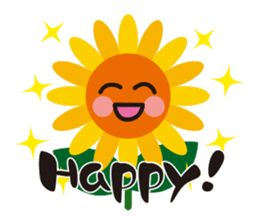 Sunflower field ( English ver. ) sticker #4644413