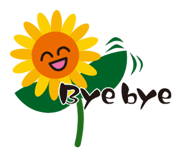 Sunflower field ( English ver. ) sticker #4644414